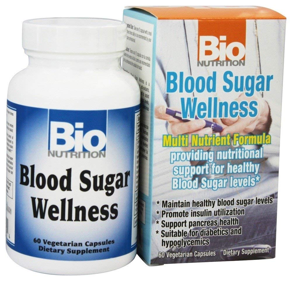 Bio Nutrition - Bien-être du sucre dans le sang - 60 capsules végétariennes