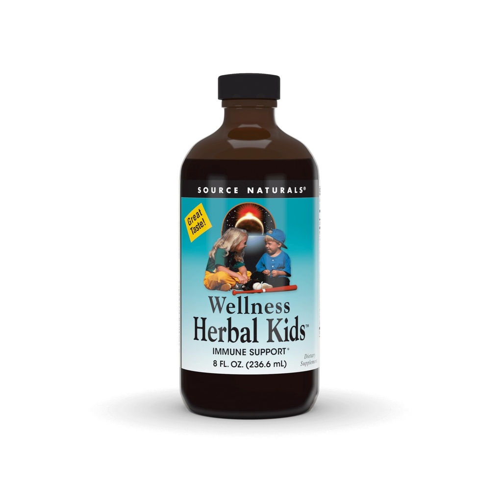 Bron Naturals Wellness Herbal Kids, for Immune System Support* - 8 Fluid oz