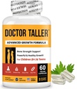 NuBest Doctor Taller - Bone Strength Supports, Améliorer le système immunitaire - Keto avec Calcium, Vitamine D3, Vitamine K2, Amino Acids & Herbs pour les enfants (8+) - 60 Capsules Vegan