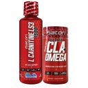 iSatori L-Carnitine LS3 Blue Raspberry 1500mg (32 portions) Ultra CLA (90 Softgels), L-Carnitine liquide avec acétyle, Oméga 3 6 9 Huile de carthame