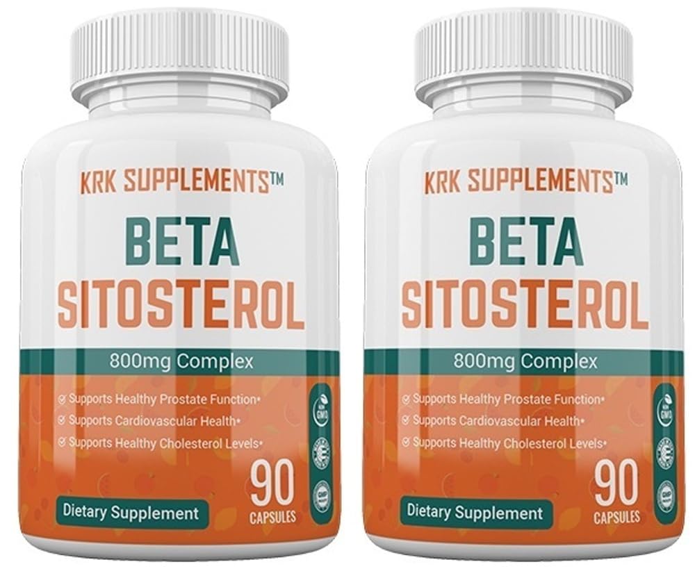 2 flessen Beta Sitosterol 800mg per portie 180 Total Capsules Prostaat Ondersteuning
