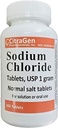 Natriumchloridetabletten 1 gm, USP normale zouttabletten - 300 tabletten (1 verpakking van 300 tabletten) door CitraGen Pharmaceuticals, Inc.
