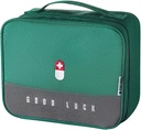 First Aid Bag Leeg, Waterproof Emergency Medic Trauma Bag, Medicine Bag For Traveling,Home Wandelen Camping Car Office(Groot,Groen)