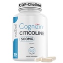 Teaveli Cognizin Citicoline- 500 mg CDP Choline Capsules- Klinisch Studied Hersensupplement ter ondersteuning van helderheid, concentratie en geheugen De meeste bio beschikbare vorm van Choline Supplementen - 30 porties
