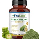 FineLand Bitter Meloen 25:1 Extract 12.500mg Sterkte, 10% Bitter Principles, 160 Vegan Capsules, Ondersteunt Digestieve Gezondheid, Gestandaardiseerd en Geconcentreerd 25X Extract, Niet-GMO Made in USA
