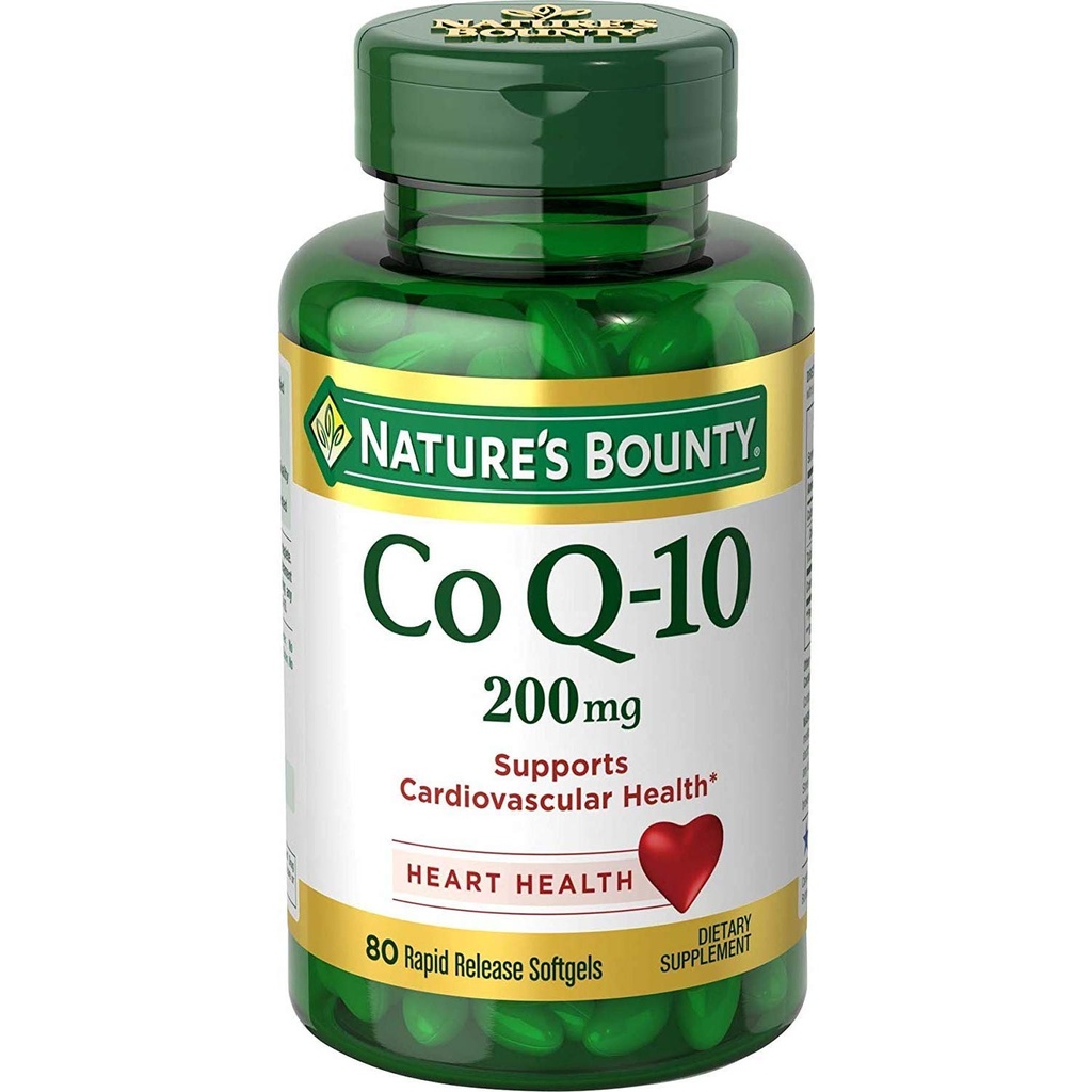 Nature's Bounty Co Q-10 Extra Sterkte 200 mg Softgels 80 ea (verpakking van 3)