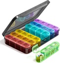 Odaro Weekly pil Organizer 4 keer per dag, BPA Gratis dagelijkse pil doos 7 dagen, grote reis pil geval met 28 appartement te houden geneeskunde, vitamine en supplement