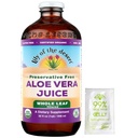Lily Of The Desert Aloë Vera Juice, Conservatieve Vrij - Whole Leaf Aloë Vera Drink met natuurlijke vitamines, Digestieve Enzymen voor Gut Health, Maagrelief, Wellness, Glowing Skin, Gelly Sachet inbegrepen