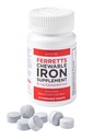 Ferretts Supplément de fer à mâcher 18mg (fer carbonyle) - 60 jours d'approvisionnement en fer au citron-Lime pour le manque de fer - Supplément de fer doux et non constipant à mâcher (60ct.)