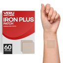 Veru Wellness Iron Plus Daily Patch - Soutien du déficit en fer - Niveaux sanguins et énergie (60 jours)