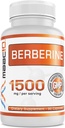 MAAC10 Berberine 1500mg Activateur AMPK pour le vieillissement en santé, la santé cardiaque et le soutien immunitaire - Non-OGM, sans gluten, végétalien (3 x 500mg Capsules, 30 jours d'approvisionnement)