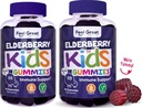 Voel Great Kids Vlierbessen Gummies met zink en vitamine C (2-pack) 
