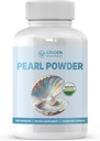 Pearl Powder Supplement 500mg, 120 Capsules - Natuurlijke bron van Calcium & Aminozuren, Anti-Aging Antioxidanten voor huidverzorging, Non-GMO