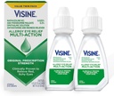 Visine Allergie Eye Relief Multi-Action Antihistamine & Redness Reliever Eye Drops with Pheniramine Maleate & Naphazoline HCl, Eye Drop Treatment for Red, Itchy, Allergie Eyes, 0,5 fl. oz, 2 Pack