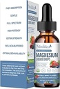 Magnesium Glycinate Liquid Drop - Triple Absorptie Supplement ter ondersteuning van zenuwen, slaap, rust, hart, spieren * -Suikervrij met kalium, L-Theanine, Zee Moss, Vitamin B,C,D3, K2-1Pack
