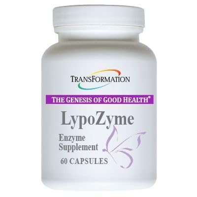 TRANSFORMATION DU GÉNÉSIS DE BONNE SANTE Lypozyme Supplément enzymatique, mélange avancé d'enzyme lipase pour une digestion saine et une absorption nutritive, non-OGM,60 Cap