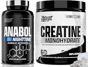 Nutrex Anabol PM Nighttime Muscle Builder and Creatine Monohydraat Powder