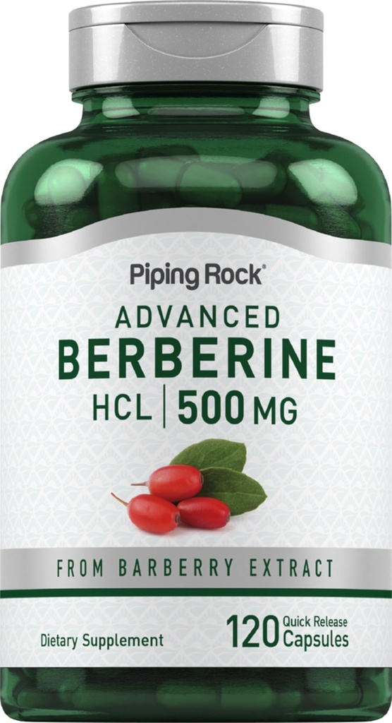 Piping Rock Berberine HCL Supplement 