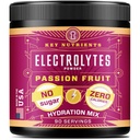 KERNENTEN Multivitamine Elektrolyten Poeder Geen Suiker - Heerlijke Passion Fruit Elektrolyt Poeder - Endurance & Energy Supplement - Hydration Powder - No Calories - 90 Servers - Made in USA