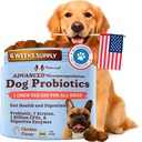 Natural Dog Company Gut Health & Canine Specifieke Probiotica Kauwen, 1 Dagelijkse Kauw voor Alle Honden, Prebiotica & Digestieve Enzymen voor Digestie, Gas, Losse Stool, Immuun Systeem & Bowel Ondersteuning