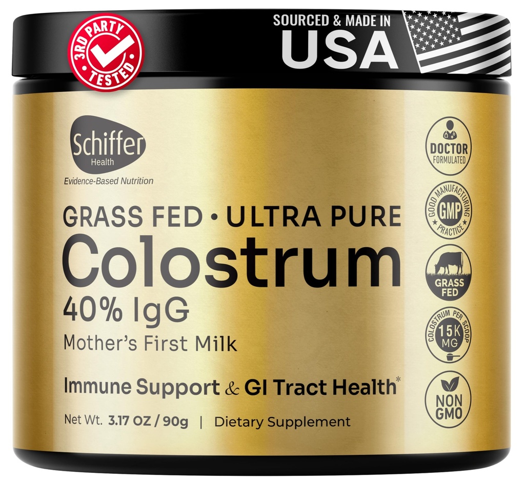 Premium Colostrum Supplement Hoogste IgG voor Gut Health, Immuun Support & Recovery Superfood, Anti-Age - Pure Grass-Fed Bovine Colostrum Powder - Moeder
