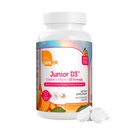 Zahler Junior D3 Vitaminen 1000 IE - voor kinderen - Vitamine D voor kinderen om Bone, Tanden & Immune Health te ondersteunen - Kosher Orange Flavor - 120 Tel.