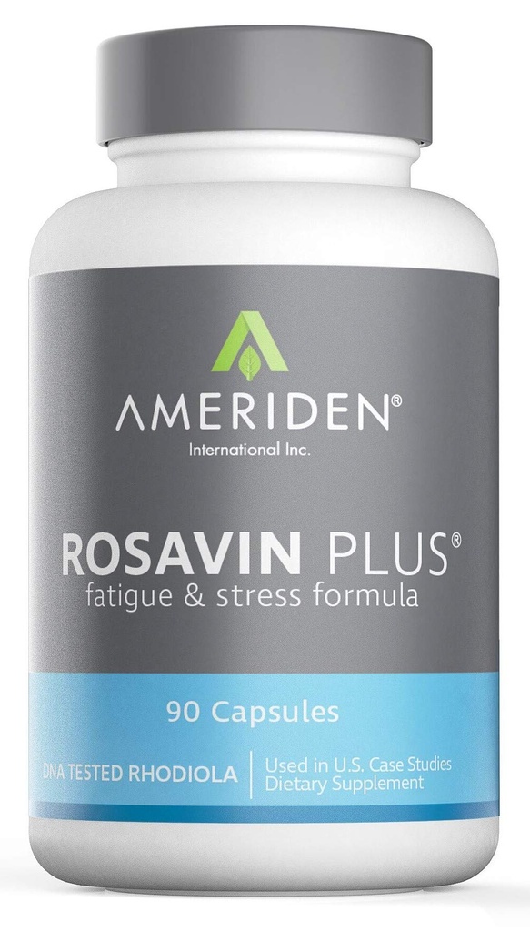 Rosavin Plus® met elektrolyten- Siberische Rhodiola rosea 90 V-capsules 150 mg door AMERIDEN INTERNATIONAL, INC