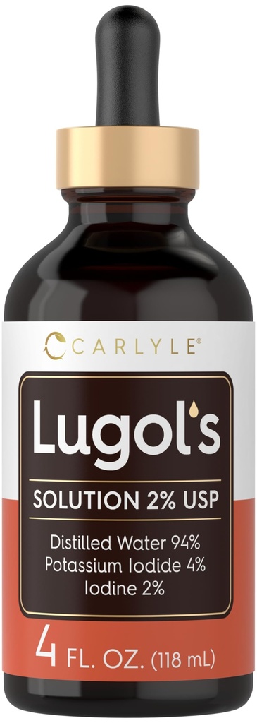 Carlyle Lugols Jodium 2 Procent 4 fl oz (Pack of 1)