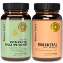 Future Kind Multivitamine Bundle - Vegan Complete Multivitamine en Vegan Essentiële Multivitamine - Vegan Vitamine B12, Omega 3, en Vitamine D3 - Complete Multivitamine, 42 Vitaminen in 1 voor mannen en vrouwen