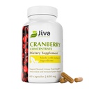 Supplément de canneberge concentré Jiva Botanicals - 650 mg de pilules d'extrait de canneberge pour les femmes - haute puissance pour la santé urinaire normale - 60 capsules (paquet de 1)