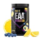 HOSSTILE SILO[9] Essentiële Aminozuren, EAA & BCAA Powder, Elektrolyt Hydration Support, Verbeter spiergroei & Recovery, Pre of Post Workout Drink, Blueberry Lemonade, 30 porties