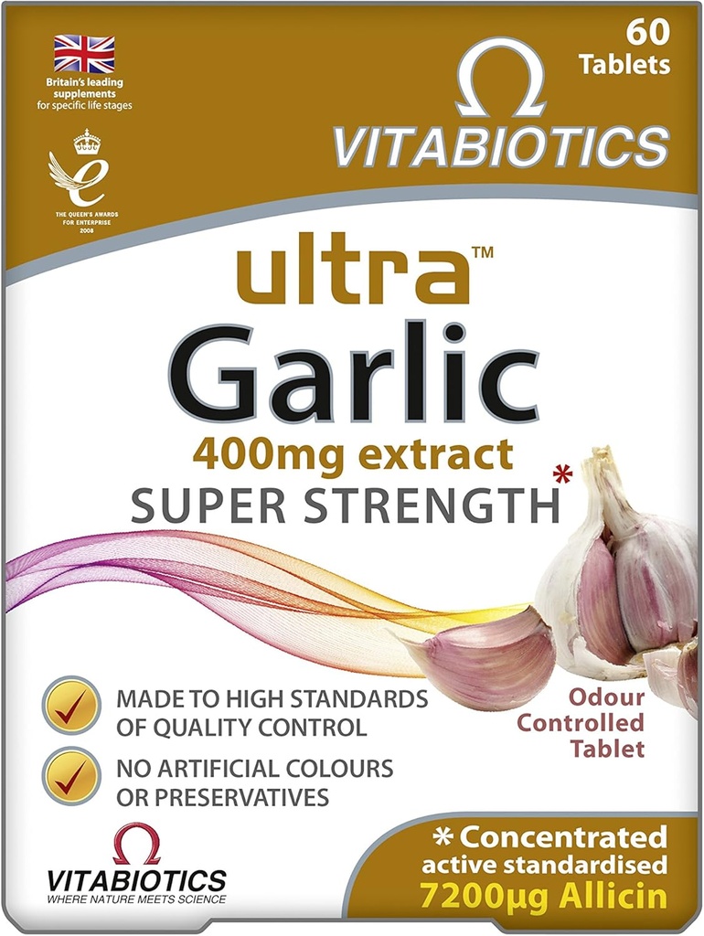 Ultra Knoflook tabletten - Verpakking van 60 tabletten