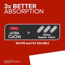 Qunol CoQ10 100mg Softgels Ultra 3X Better Absorptie Co-enzym Q10 Supplementen - Antioxidant Supplement voor Bloedvat- en Hartgezondheid en Energieproductie - 2 maanden Levering - 60 Tellen (pakket van 2)