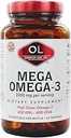 Olympian Labs Mega Omega-3 Fish Oils 120 Count Softgel
