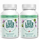 Vitale leverondersteuning - Premium leverreiniging Detox & Reparatie Formule met melkdistel Ondersteunt levergezondheid en detoxreiniging