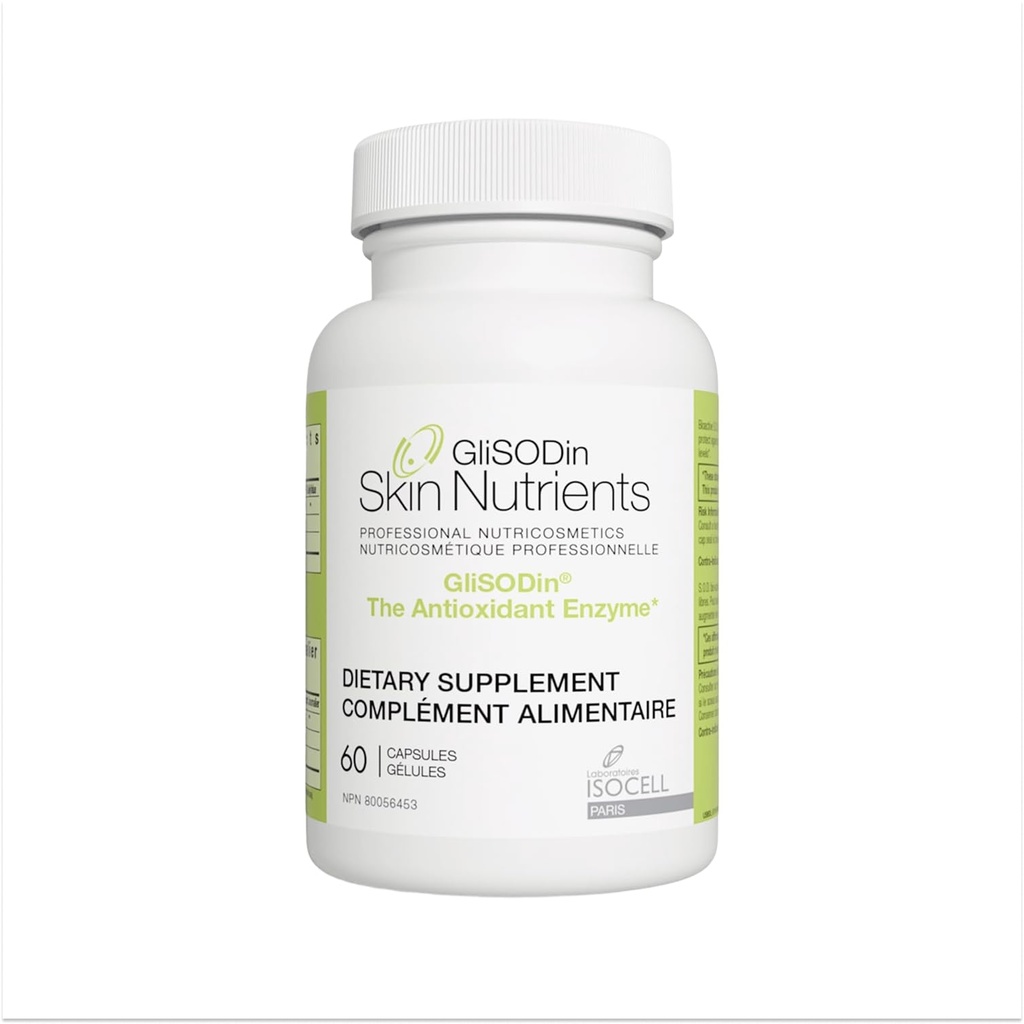 GliSODin huidnutriënten De antioxidant enzyme - Vermindert oxidatieve stress - 60 capsules 1 maand levering