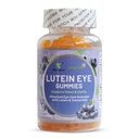 Lutein Eye Gummies, Blueberry Flavor Eye Care Gummies met Lutein & Zeaxanthine voor volwassenen, 60 Tellen