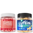 Suikervrije luteïne 20mg 40mg + vitamine B1 Gummies