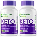 rize labs - - Trim Life Labs Keto Capsules - gewichtsverlies pillen - ondersteuning maximale sterkte formule, Keto+ACV supplement (120 capsules)