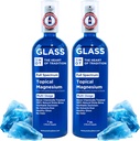 Topical Magnesium Oil Spray Glass Bottle from Ancient Zechstein Sea and Trace Mineral 7 floz - Transdermal Pure Magnesium Spray Oil for Feet, Muscle Relaxation, Leg Cramps, Sleep and Overall Health