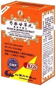Peony and Licorice Extract (Shao Yao Gan Cao Wan) 200 pillen X 12
