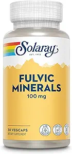 Solaray Fulvic Minéraux 100 mg de l'Himalayan Shilajit