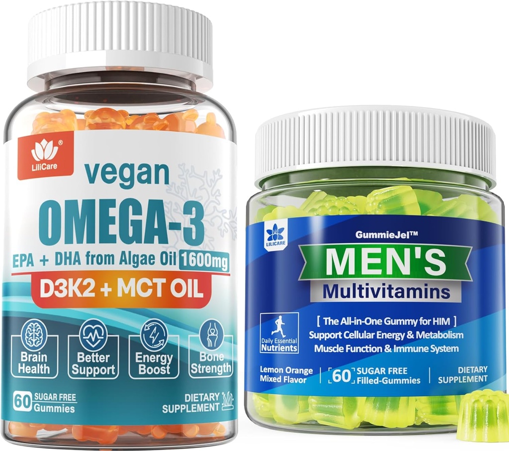 Heren Multivitaminen Gummies Vegan Omega3 Gummies 1280mg