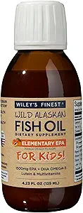 WILEYS FINEST SPO Oil Fish Epa Kids Elementary Mango Peach, 4.23 FZ