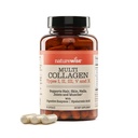 NatureWise Multi Collageen Peptides Pillen voor vrouwen en mannen - Type I, II, III, V, X w/Hyaluronzuur - Ondersteunt huid, haar, Joint Health* - Gras Fed, Glutenvrij, Non-GMO - 90 Capsules[30 Day Supply]