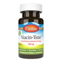 Carlson - Niacin-Time, Time-Release, 500 mg, Vitamine B-3, Cholesterol Metabolisme, Energieproductie, Hartgezondheid, 50 tabletten