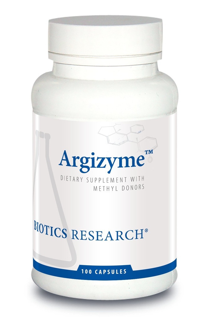 Biotica Onderzoek Argizyme Voedingsondersteuning voor gezonde nieren, Aminozuren, Glandular Support, Urinaire Tract Gezondheid, Beetpoeder, Methyldonor. 100 Capsules