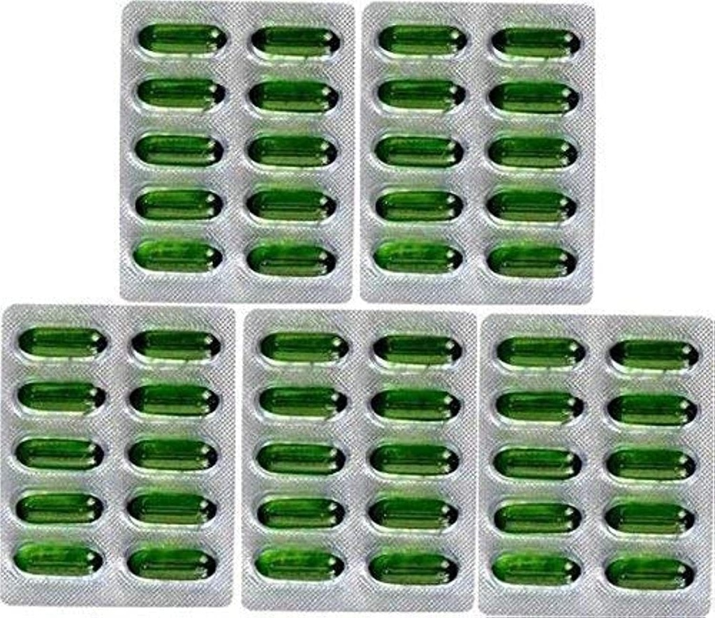 50 Evion Capsules Vitamine E voor gloeiend gezicht, sterk haar, acne, nagels, gloeiende huid 400mg