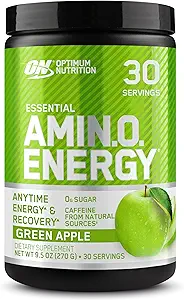 Optimale voeding Amino energie met groene thee en groene koffie Extract, smaak: groene appel, 65 porties, 1,29 pond (verpakking van 1) (verpakking mei vary)