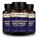 Dr. Mercola Lumbrokinase Enzymen - Vertraagde Release Formule - Dieetsupplement voor Cardiovasculaire en energie-ondersteuning - Non-GMO, Glutenvrije & sojavrije - 30 capsules (30 porties), 3 verpakkingen
